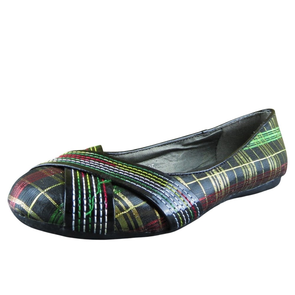 Fe&Di  Women Flat Shoes Multicolor Synthetic Slip On Size 35 Medium‎